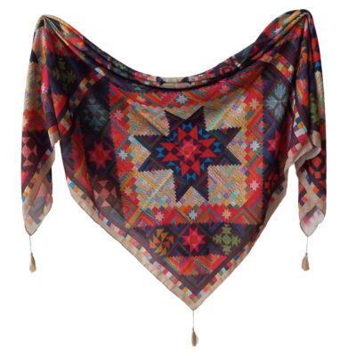 Women's Cotton Scarf - Traditional Design