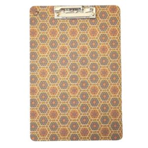 Wooden Clipboard Inspired by Khatam Kari Design