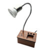 Minimalist Wooden Desk Reading Lamp – Pencil Organizer Task Light