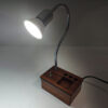 Minimalist Wooden Desk Reading Lamp – Pencil Organizer Task Light