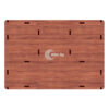 Wooden Tea Bag Storage Box – Elegant Cup-Themed Artwork