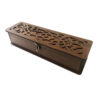 Classic Brown Wooden Tea Chest – Simple, Functional & Elegant