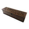 Classic Brown Wooden Tea Chest – Simple, Functional & Elegant