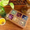 Wooden Tea Organizer Chest – Influenced by Persian Decorative Styles