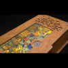 Handcrafted Wooden Tea Box – Featuring Traditional Hand-Drawn Motifs