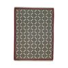Brown Geometric Kilim Rug - Handwoven Authentic Persian Wool Style