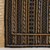 Brown Striped Kilim Runner from Khorasan - Handwoven Persian Wool