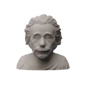 Albert Einstein Bust Figurine Statue – Famous Scientist Art Piece