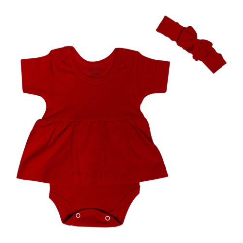 Baby Girl Short Sleeve Bodysuit & Headband Set