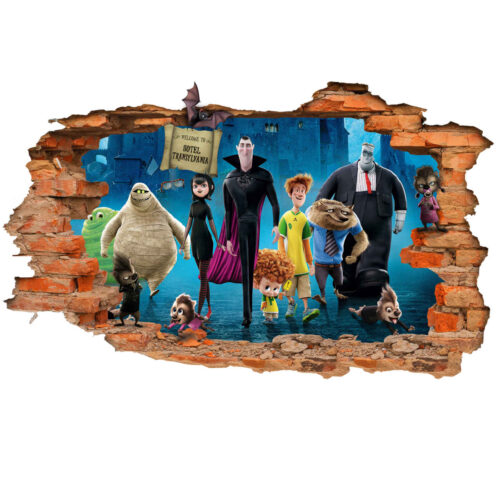 Hotel Transylvania Wall Sticker for Baby & Nursery Rooms – Cute Cartoon Design