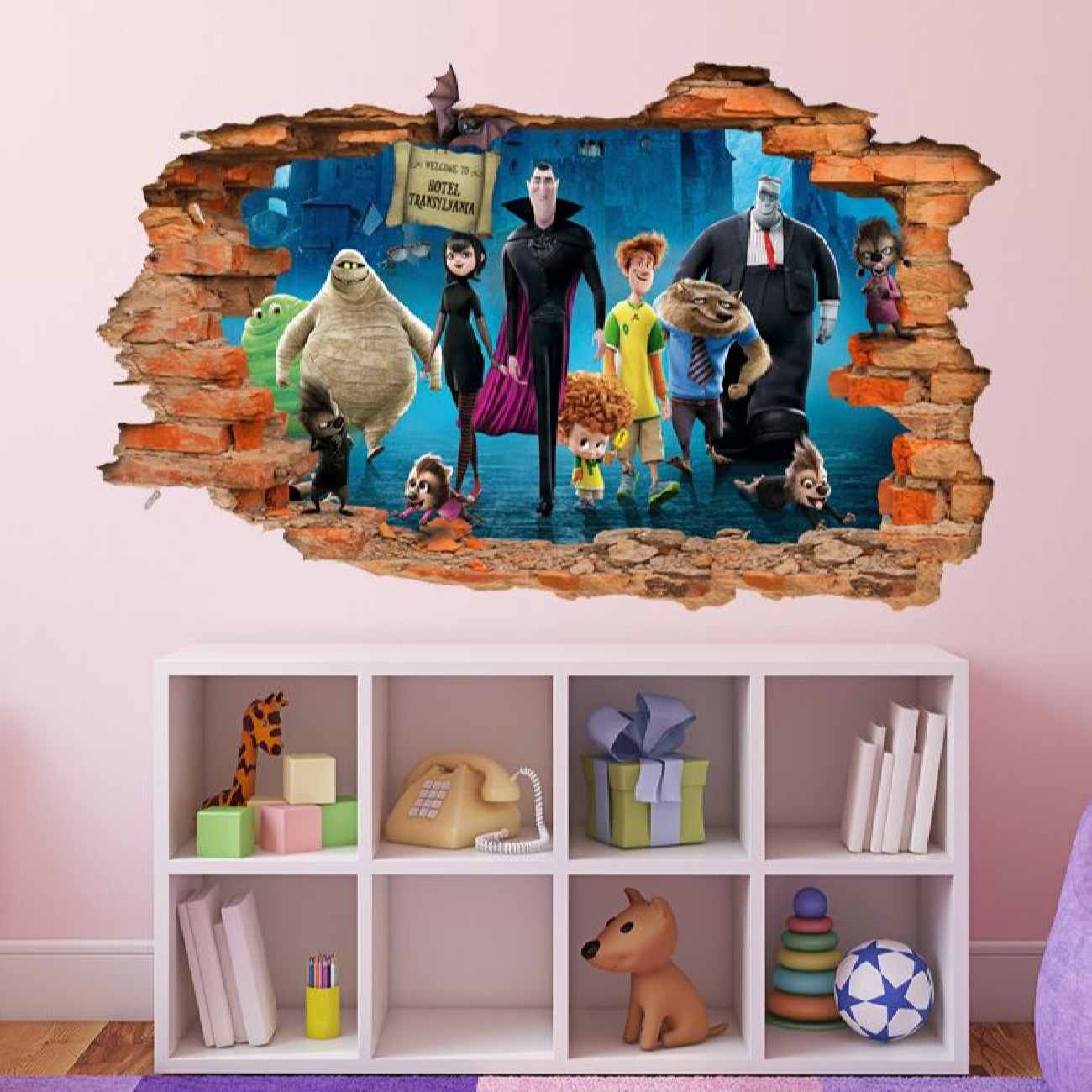 Baby Wall Sticker with Hotel Transylvania Design