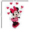Baby Wooden Wall Stickers Model Minnie Mouse