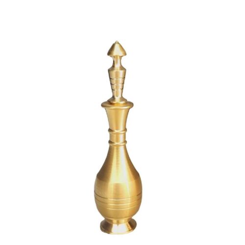 Brass Surma Dani Container for Keeping Kohl Malisa (x2)