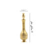 Brass Surma Dani Container for Keeping Kohl Mehrak (x2)