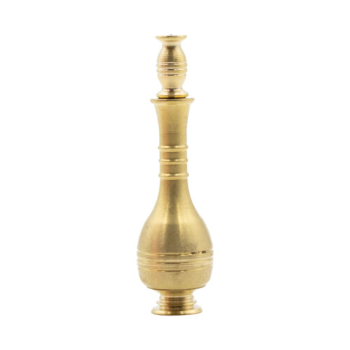 Brass Surma Dani Container for Keeping Kohl Mehrak (x2)