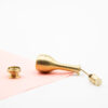 Brass Surma Dani Container for Keeping Kohl Mehrak (x2)