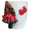 Artistic Handcrafted Ceramic Mug - Yalda Theme