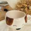 Fantasy Ceramic Coffee Mug - White Dog Design