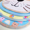 Cute Baby Bibs for Eating with Straps Pack of 4