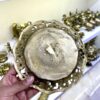 Decorative Brass Wall Plate with Engraved Ghalamzani in Grapes Design