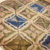 Decorative Brass Serving Tray - Traditional Geometric Dining Tray