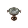 Decorative Copper Pedestal Bowl Handcrafted Persian Engraved Soha