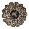 Persian Decorative Copper Engraved Wall Plate Gol o Morgh Design