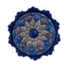 Decorative Copper Plate in Persian Minakari Enamel for Wall Decor