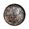 Decorative Copper Wall Plate with Persian Inspired Gol o Morgh Design