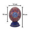 Persian Decorative Hand Painted Ostrich Egg Shell