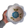 Decorative Pottery Bowl Artistic with Persian Fish Pool Design