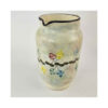 Decorative Pottery Pitcher Handcrafted Artistic Floral Design