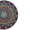 Decorative Pottery Wall Plate with Persian Minakari Enamel Elegance Handcrafted