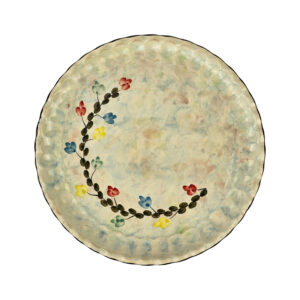 Decorative Pottery Tray with Artistic Design Handcrafted & HandPainted