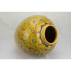 Handcrafted Decorative Persian Pottery Vase, Hand-Painted with the Classic Gol-o-Morgh Design in a Jar Shape