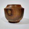 Handcrafted Decorative Wooden Vases with a Bulbous Silhouette, Made from Natural Solid Wood for Living Spaces