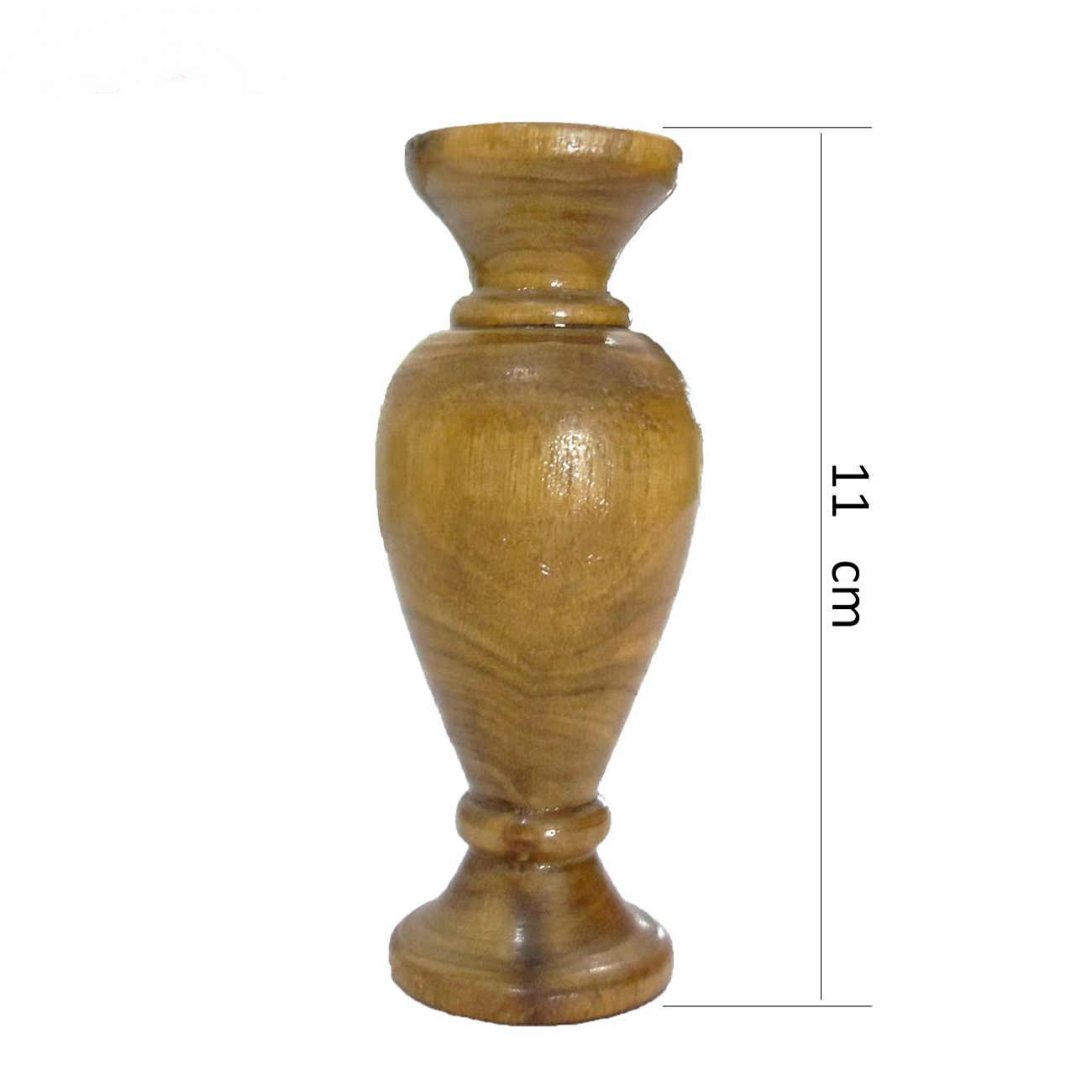 Handcrafted Decorative Wooden Bud Vase, Designed with a Minimalist Shape to Enhance Your Living Space