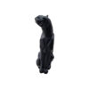 Geometric Sitting Panther Cubism Figurine - Decorative Resin Sculpture