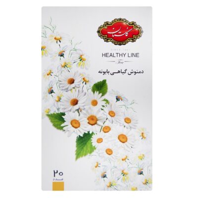 Golestan Chamomile Herbal Tea | Delicate Floral Aroma & Naturally Gentle Flavor, 70 g (10 Packs)