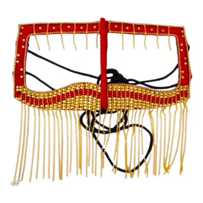 Handcrafted Rhinestone Battoulah Mask - Gulf Burqa
