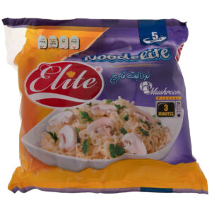 Instant Noodle – Elite Indomie – Mushroom Flavor, 375 gr (4 Packs)