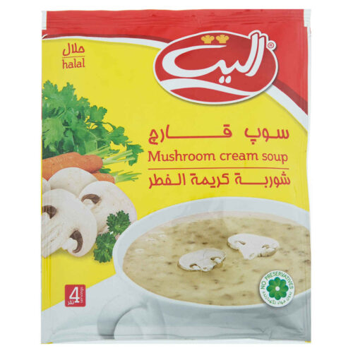 Mushroom Soup Instant Powder Mix Elite 61g (Pack of 20)