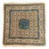 Iranian Tablecloth Block Printed Kalamkari in Isfahan Paisley 4-Seat