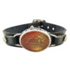 Islamic Bracelet with Leather & Agate Stone Ya Zaynab for Men