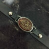 Islamic Bracelet with Leather & Agate Stone for Men