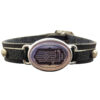 Islamic Leather Bracelet & Agate Stone Adjustable for Men