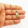 Islamic Stainless Steel Necklace Adorned with Evil Eye & Wan Yakad Pendant