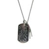 Islamic Steel Necklace for Shia with Ya Fatimah Al-Zahra Calligraphy Pendant