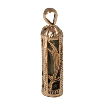 Islamic Pendant for Shia with Hirz of Imam Jawad Steel