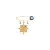 Islamic Pin Brooch for Newborn in Van Yakad Star Design